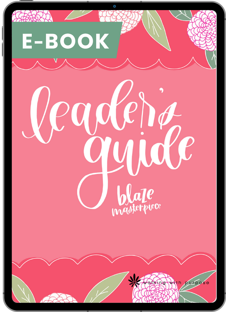 BLAZE Masterpiece Leader's Guide digital e-book cover