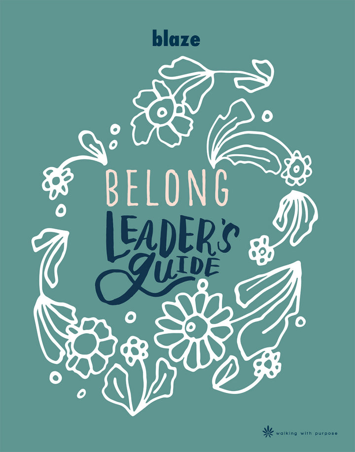 BLAZE Belong leader's guide cover