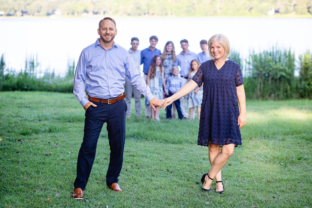 Beloved Daughter and Beloved Son author Carrie Daunt and family