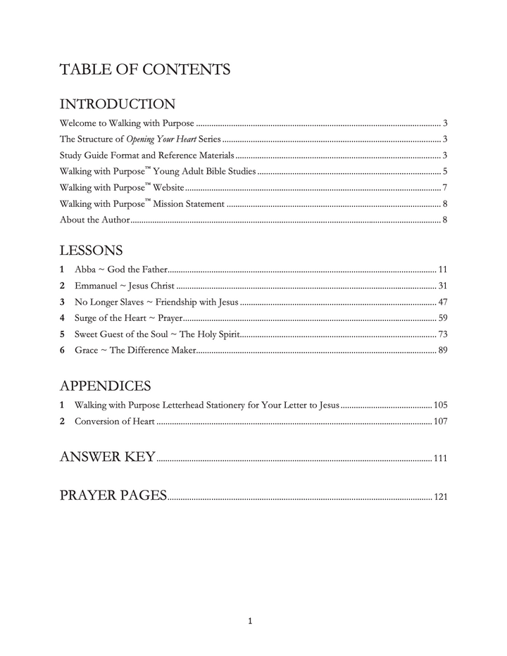 Beloved - Opening Your Heart Young Adult Series - Part I DIGITAL E-BOOK