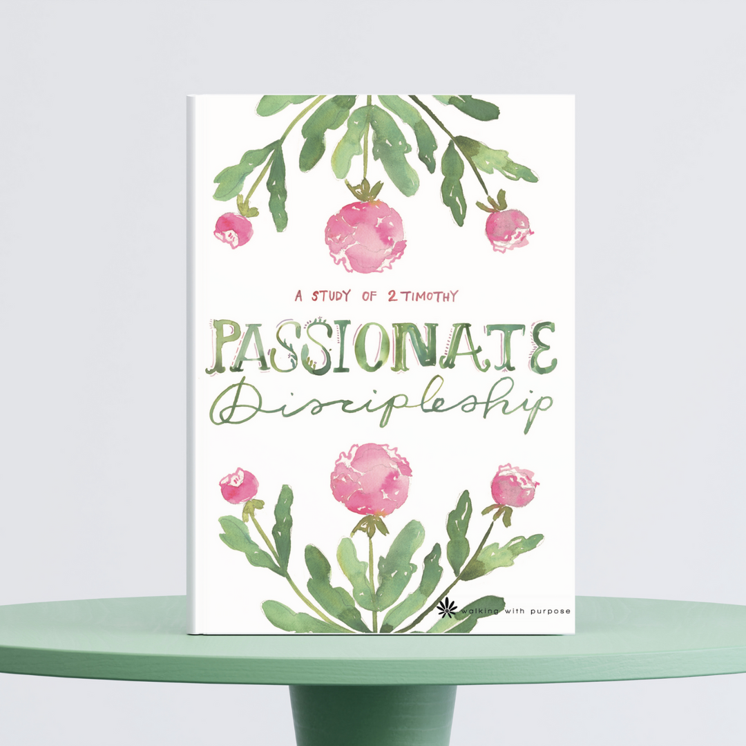 Passionate Discipleship Bible Study on a table