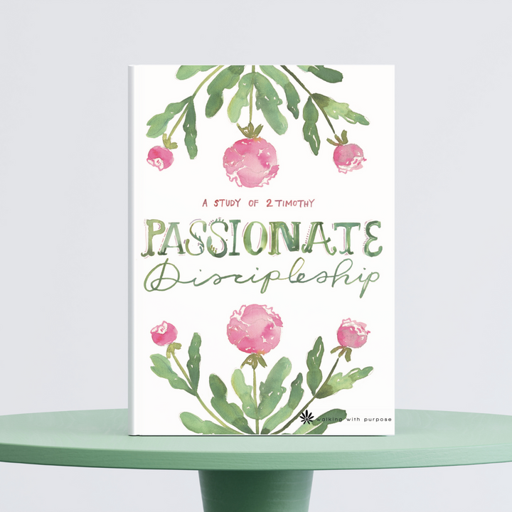 Passionate Discipleship Bible Study on a table