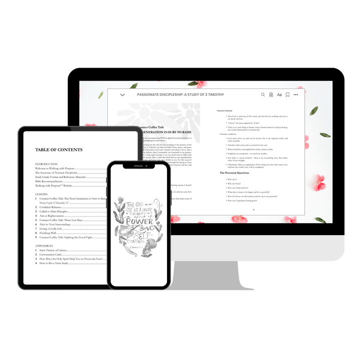 Passionate Discipleship Bible Study e-book screen on various devices