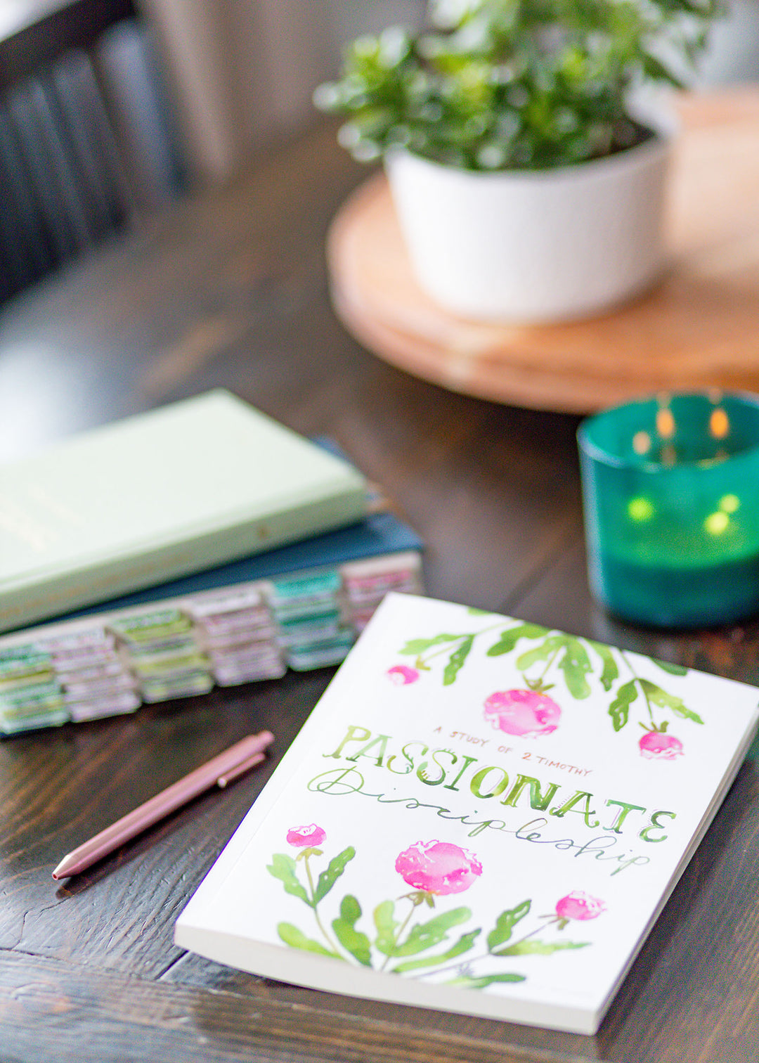 Passionate Discipleship Bible Study on a table