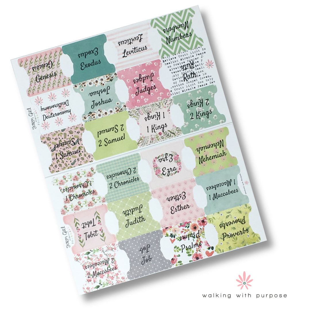 package of WWP Themed Catholic Bible Tabs