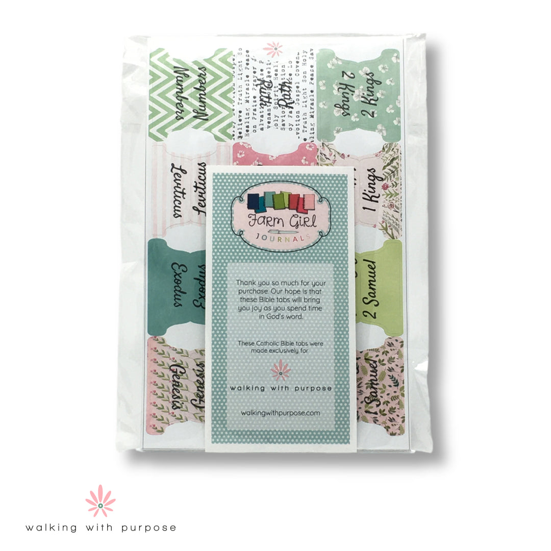complete package of WWP Themed Catholic Bible Tabs