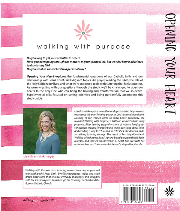 Opening Your Heart Bible Study back cover