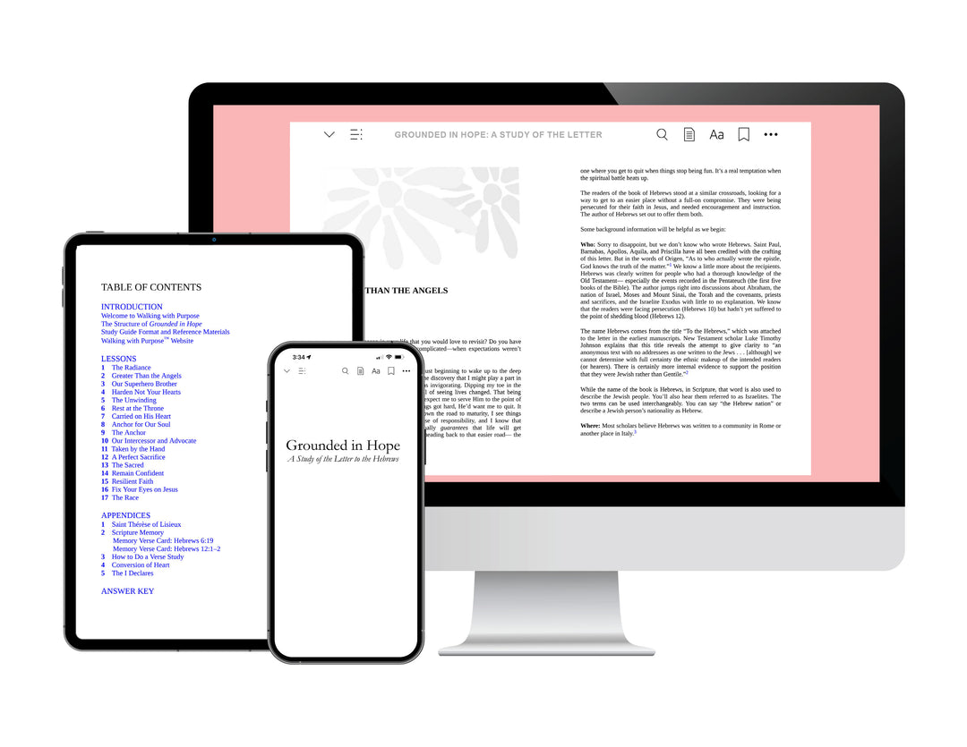 Grounded in Hope Bible Study DIGITAL E-BOOK