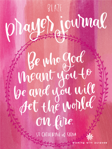 BLAZE Masterpiece Prayer Journal – Walking with Purpose