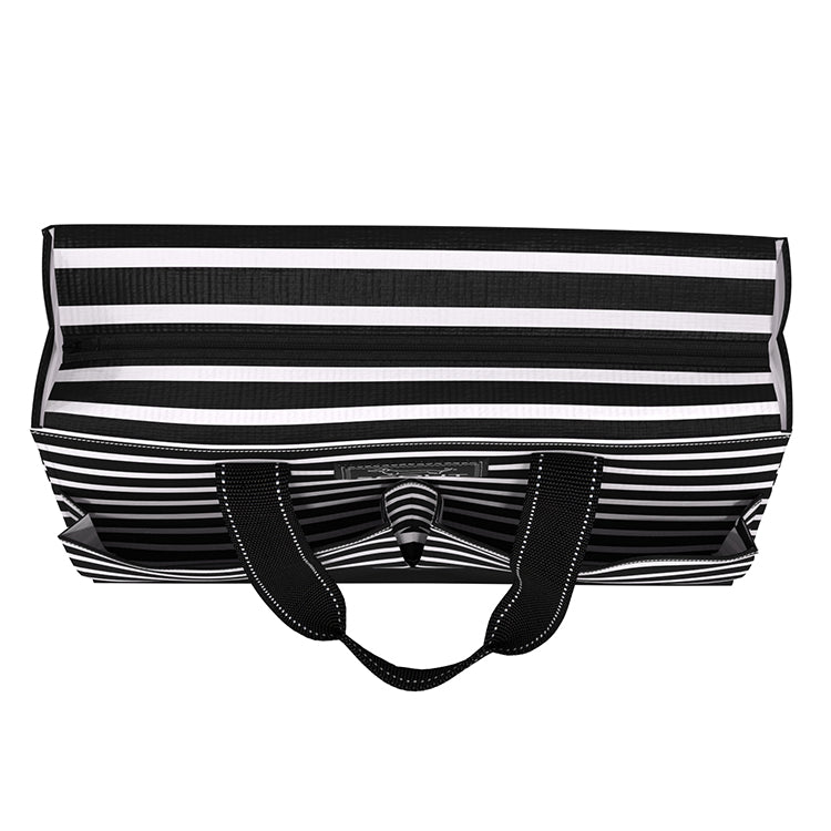 inside zipper of  WWP SCOUT Large Book Tote with Zip-top and Pockets