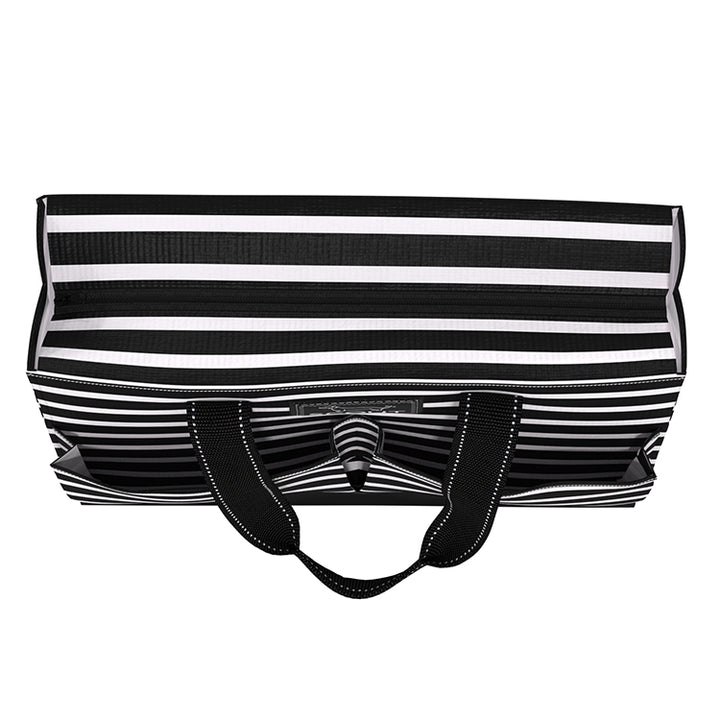 inside zipper of  WWP SCOUT Large Book Tote with Zip-top and Pockets