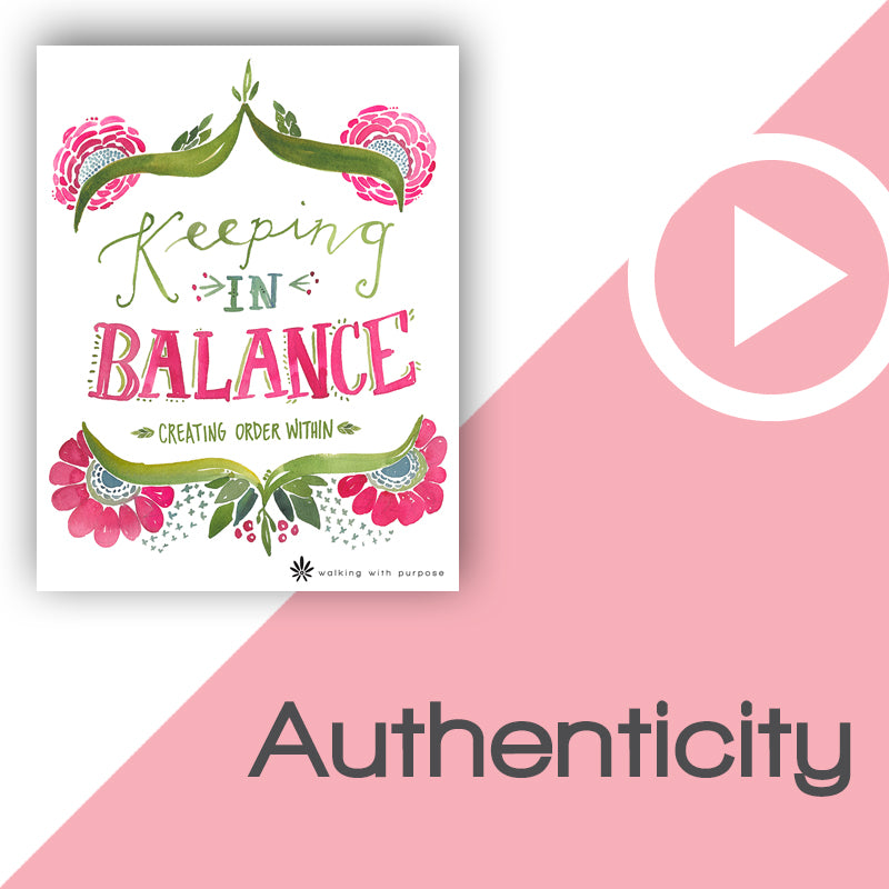 Keeping In Balance Video Download Talk 1, Lesson 1