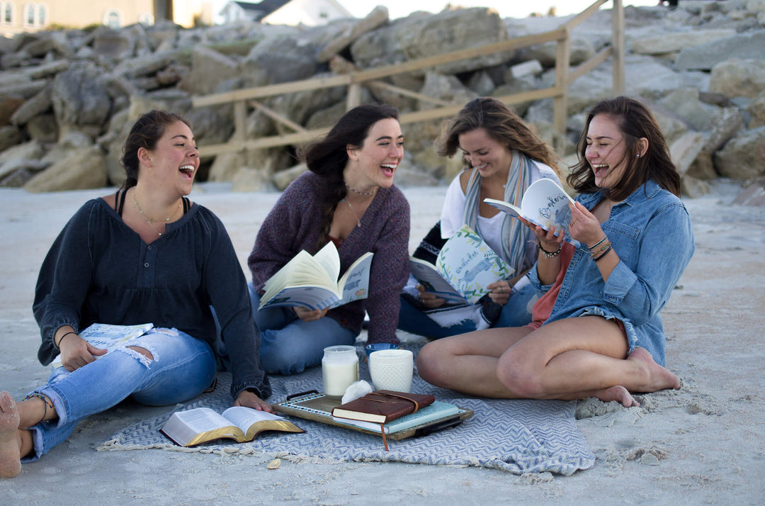 girls on the beach reading Beloved - Opening Your Heart Young Adult Series