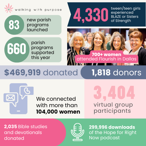 Infographic detailing various statistics and achievements related to a charitable organization's activities in Fiscal year 2025.