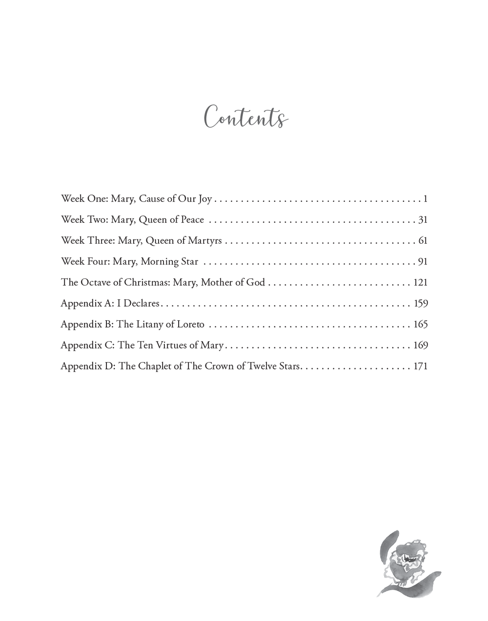 House of Gold table of contents