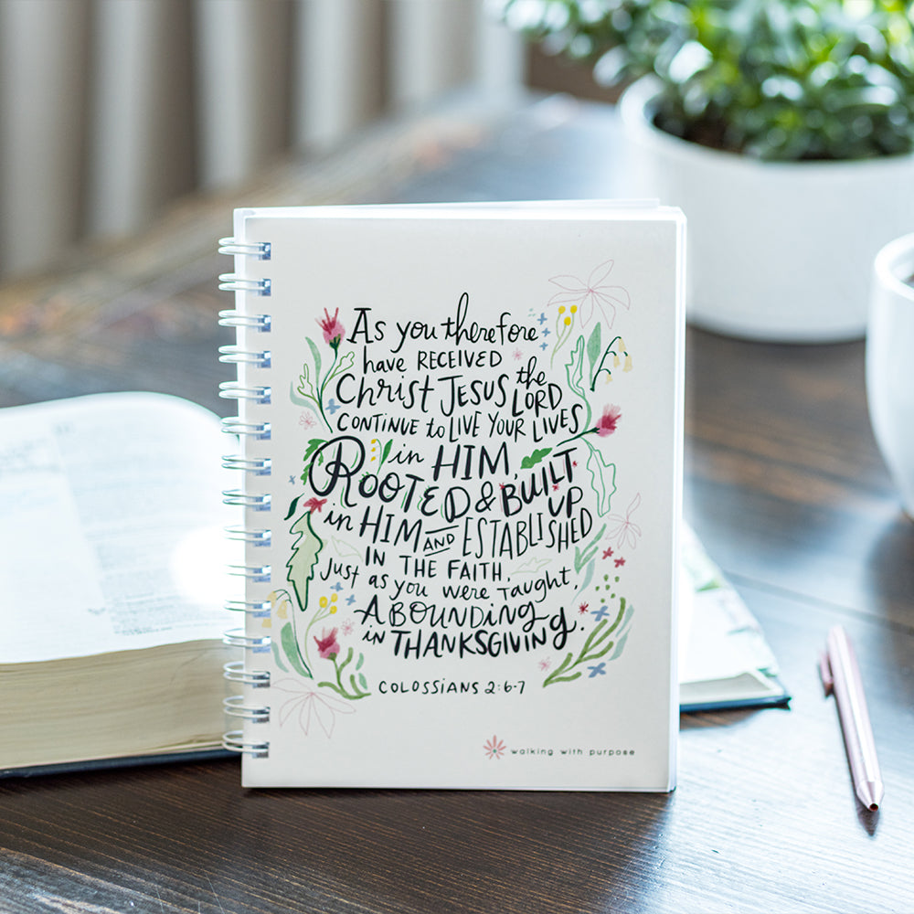 Colossians notebook standing