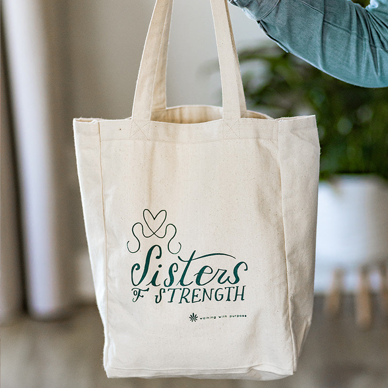 Sisters of strength tote bag 