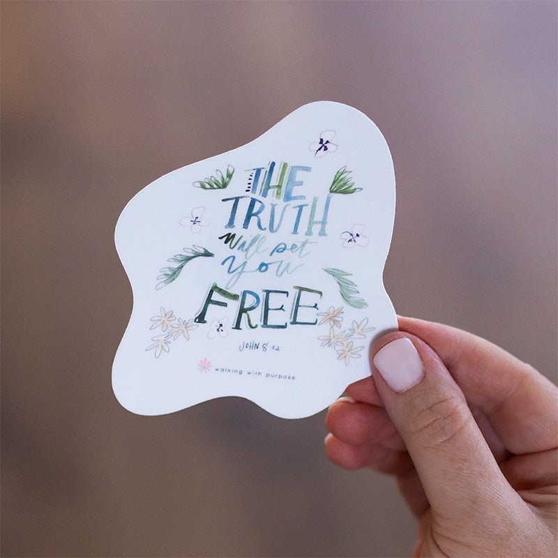 The Truth will set you free sticker