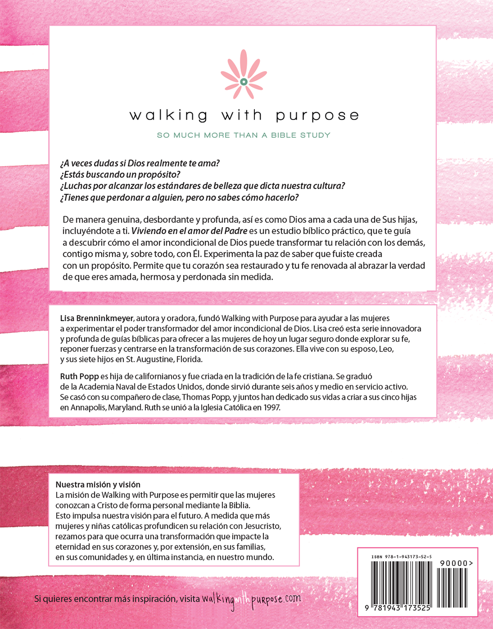 Viviendo en el amor del Padre back cover