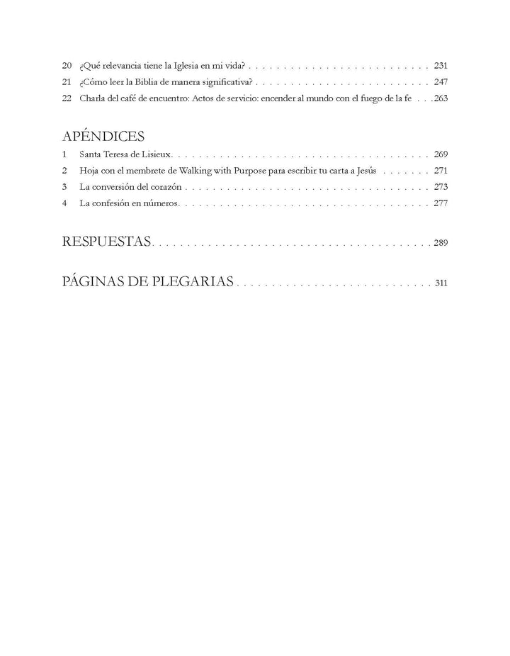 Abriendo tu corazon Indice Table of contents Page 2