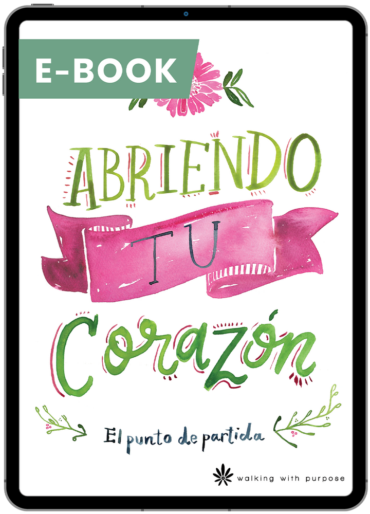Abriendo tu corazon on a device with e-book  banner