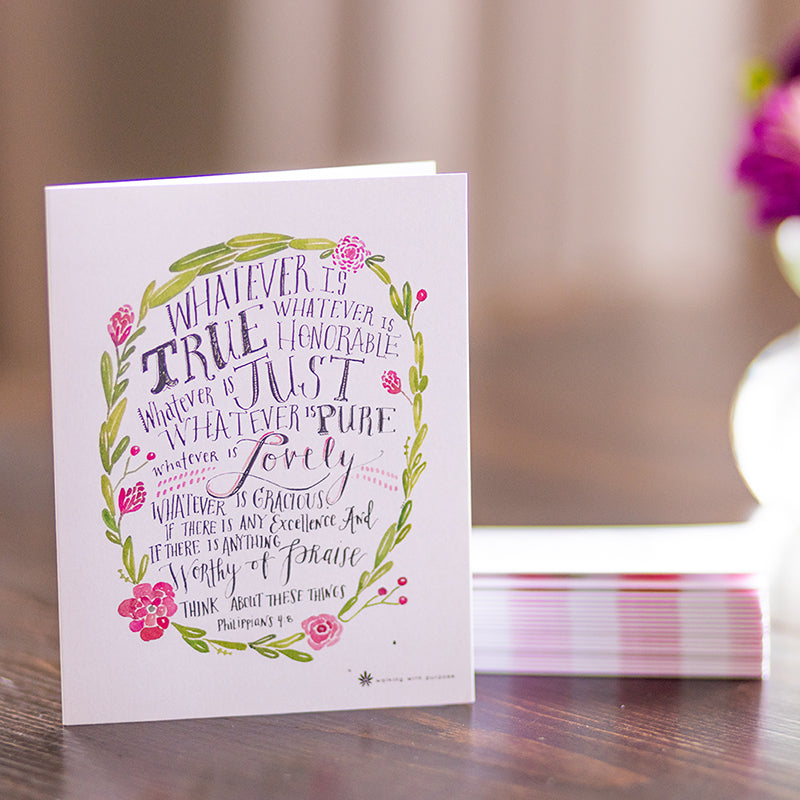 Philippians Scripture Note Card