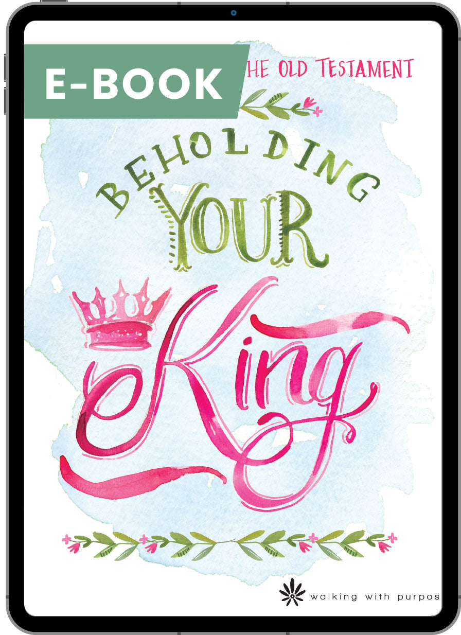 Beholding Your King Bible Study Digital e-Book Cover  Edit alt text