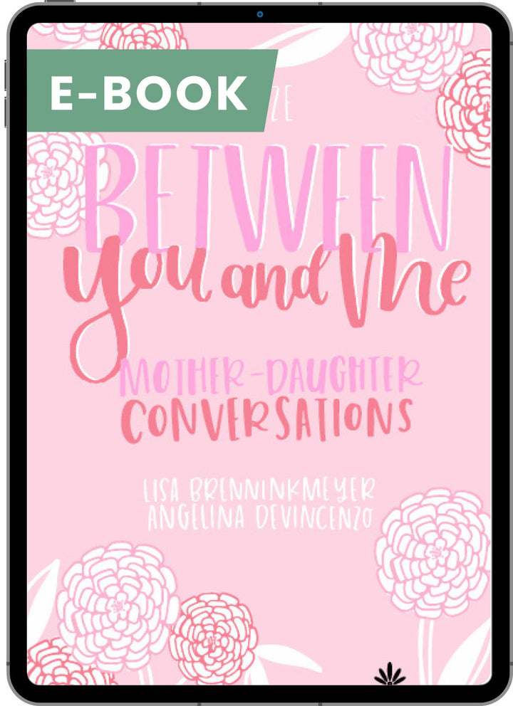Between You and Me: Mother Daughter Journal and Devotional digital e-Book cover