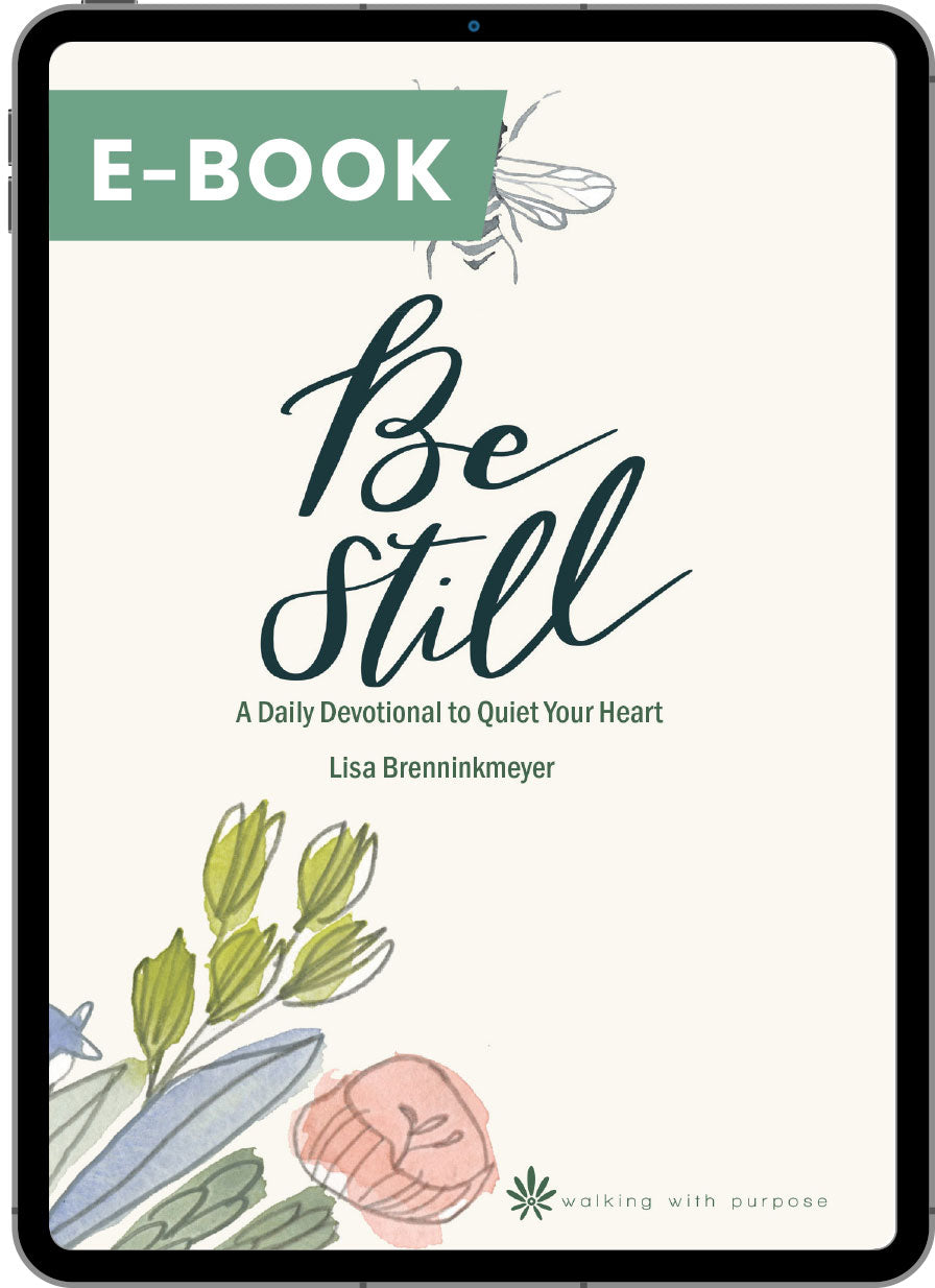 e-book image of Be Still daily devotional
