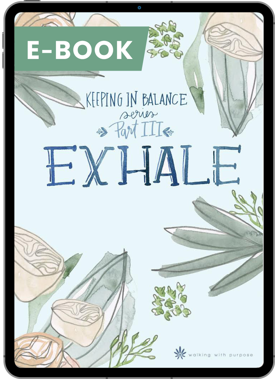 Exhale - Keeping in Balance Young Adult Series Part 3 Digital e-Book Cover