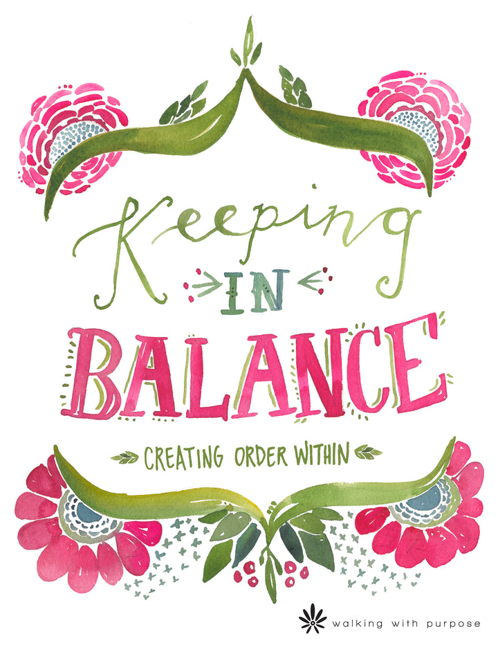 Keeping in Balance Bible Study cover