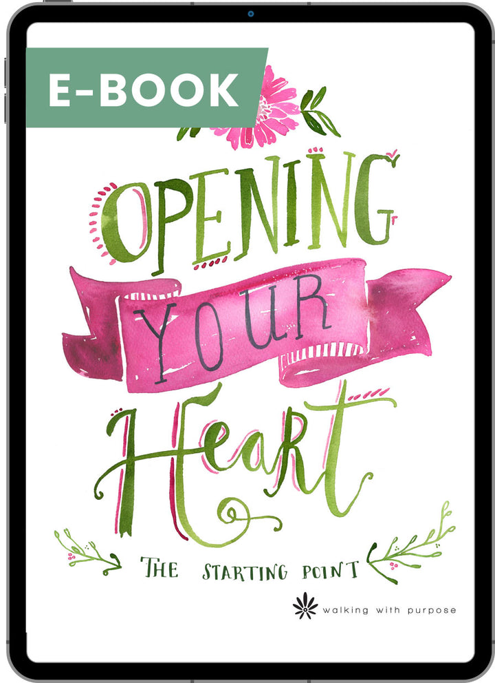 Opening Your Heart Bible Study e-book on Device