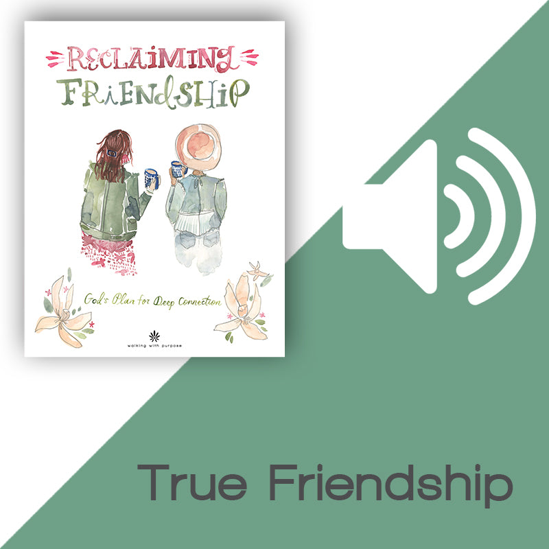 Reclaiming Friendship Lesson 1 audio, True Friendship