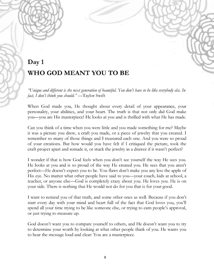inside page of Between You and Me